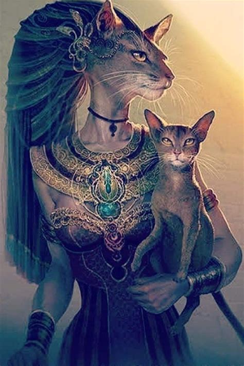 Pagan deities associated with feline beings